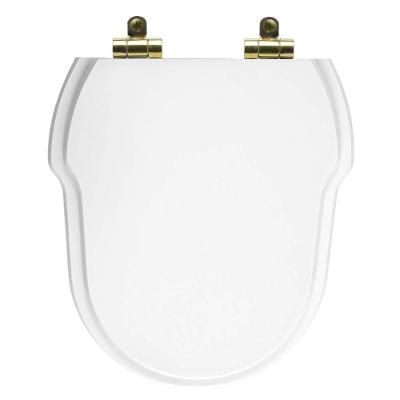 Assento Sanitário Hampton Alongado Resina Plástica Fechamento Suave Branco Pontto Lavabo