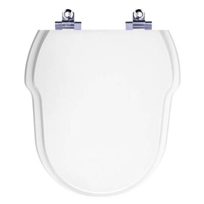 Assento Sanitário Hampton Alongado Polipropileno Fechamento Suave Branco Pontto Lavabo