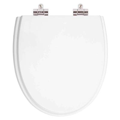 Assento Sanitário Eros Alongado Resina Plástica Fechamento Suave Branco Pontto Lavabo