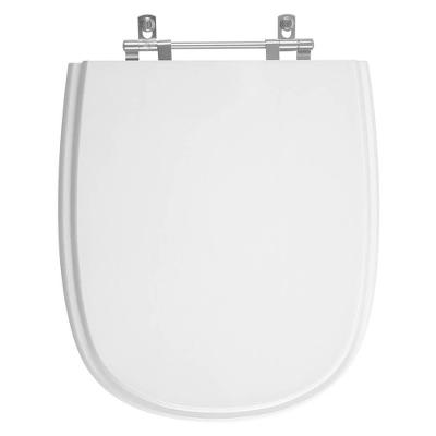 Assento Sanitário Dona Beja Alongado Resina Plástica Convencional Branco Pontto Lavabo
