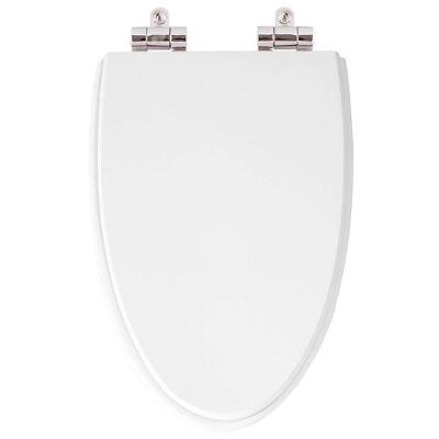 Assento Sanitário Proa Alongado Resina Plástica Fechamento Suave Branco Pontto Lavabo