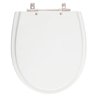 Assento Sanitário Polo Alongado Resina Plástica Parafusado Convencional Branco