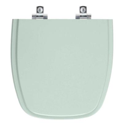 Assento Sanitário Fit Alongado Polipropileno Fechamento Suave Verde Água Pontto Lavabo