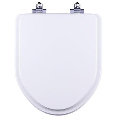 Assento Sanitário Gunna Alongado Plástico Fechamento Suave Branco Pontto Lavabo