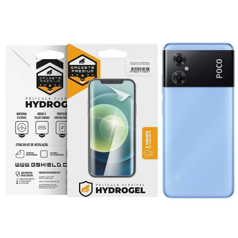 Película Para Xiaomi Poco M4 5G-Traseira Hydrogel Hd-Gshield - 1
