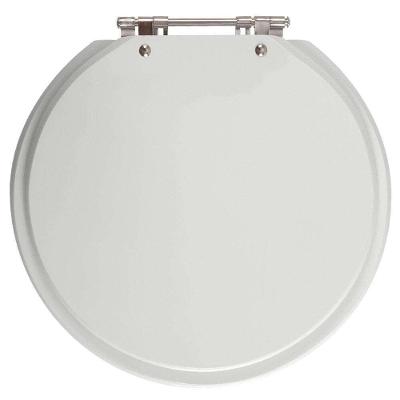 Assento Sanitário Futura Alongado Plástico Parafusado Convencional Cinza Claro