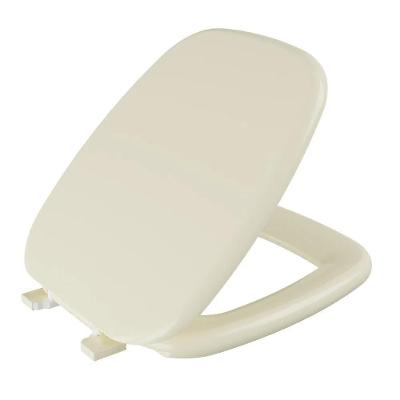 Assento Sanitário Fit Oval Polipropileno Parafusado Almofadado Bege Claro Astra
