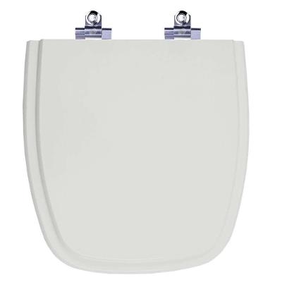 Assento Sanitário Fit Alongado Laqueado Fechamento Suave Cinza Prata Pontto Lavabo
