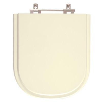 Assento Sanitário Fiori Oval Resina Plástica Parafusado Convencional Bege Marfim Pontto Lavabo