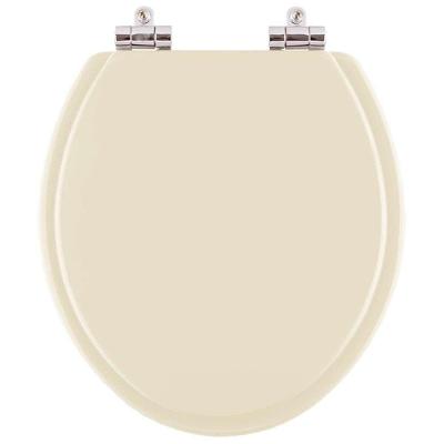 Assento Sanitário Izy Poliéster Fechamento Suave Creme Pontto Lavabo para Vaso Deca