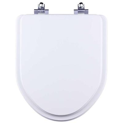 Assento Sanitário Gunna Alongado Polipropileno Parafusado Fechamento Suave Branco Pontto Lavabo