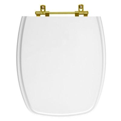 Assento Sanitário Laguna Oval Resina Plástica Parafusado Convencional Branco Pontto