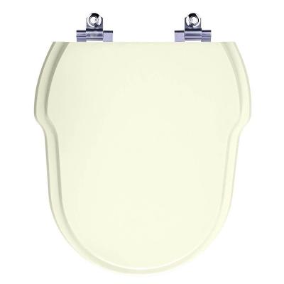 Assento Sanitário Hampton Alongado Polipropileno Parafusado Fechamento Suave Bege Pontto Lavabo