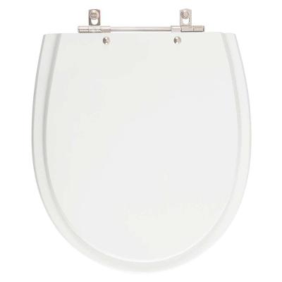 Assento Sanitário Polo Alongado MDF Fechamento Convencional Branco Pontto Lavabo