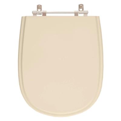 Assento Sanitário Paris Visone Alongado Resina Plástica Parafusado Convencional Nude Pontto Lavabo