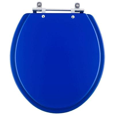 Assento Sanitário Oval Plástico Fechamento Convencional Azul Pontto Lavabo