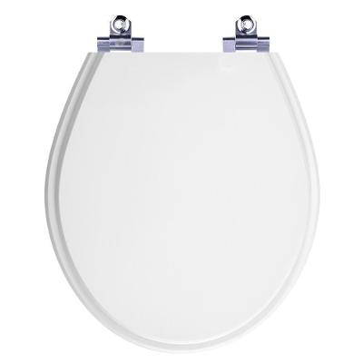Assento Sanitário Oriane Alongado Polipropileno Parafusado Fechamento Suave Branco Pontto Lavabo