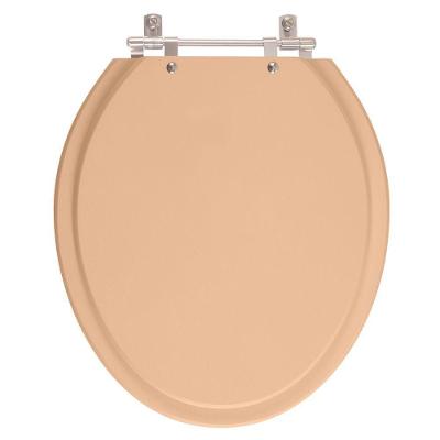 Assento Sanitário Lirio Pêssego 73 Alongado Resina Plástica Parafusado Convencional Rosa Pontto