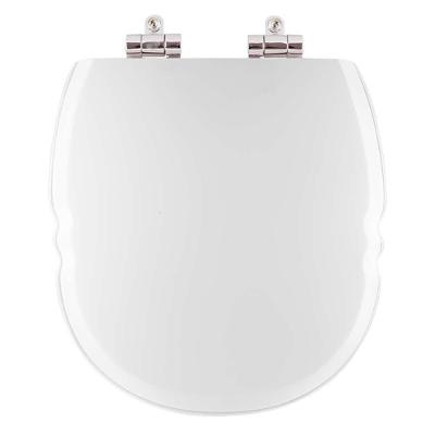 Assento Sanitário Massima Alongado Resina Plástica Fechamento Suave Branco Pontto Lavabo