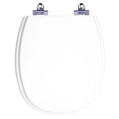 Assento Sanitário Loren One Alongado Polipropileno Laqueado Fechamento Suave Branco Pontto Lavabo