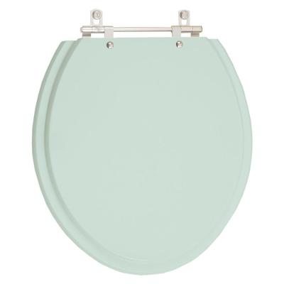 Assento Sanitário para Vaso Celite Oval MDF Fechamento Convencional Alumínio Anodizado Verde Pontto