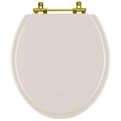 Assento Sanitário para Deca Oval MDF Fechamento Convencional Laqueado Amêndoa Pontto