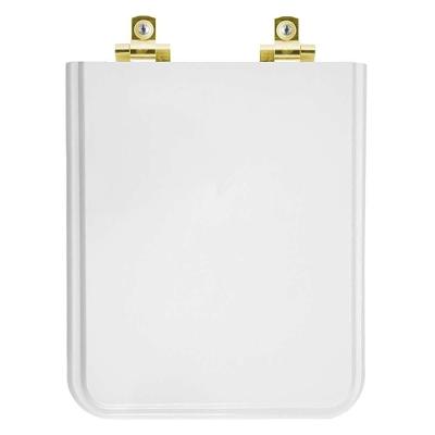 Assento Sanitário Square Quadrado Polipropileno Fechamento Suave Almofadado Branco Pontto Lavabo