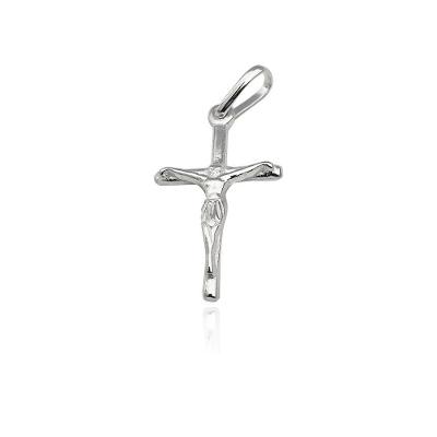 Pingente Crucifixo Com Cristo Prata 925