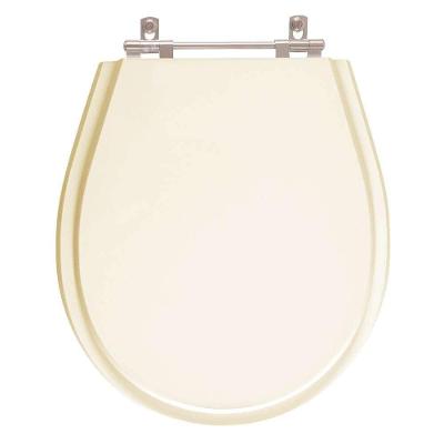 Assento Sanitário Avalon Alongado Resina Plástica Parafusado Convencional Bege Claro