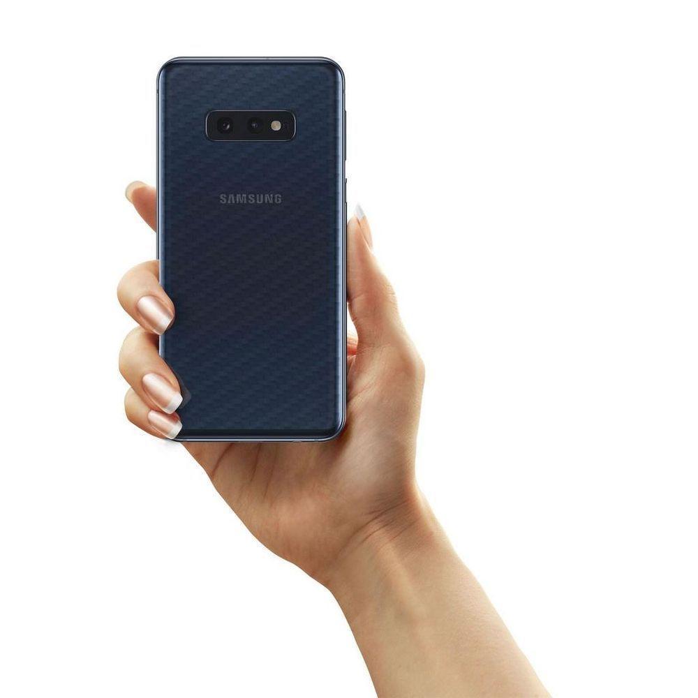 Película Traseira De Fibra De Carbono Transparente Para Samsung Galaxy S10E - Gorila Shield - 5