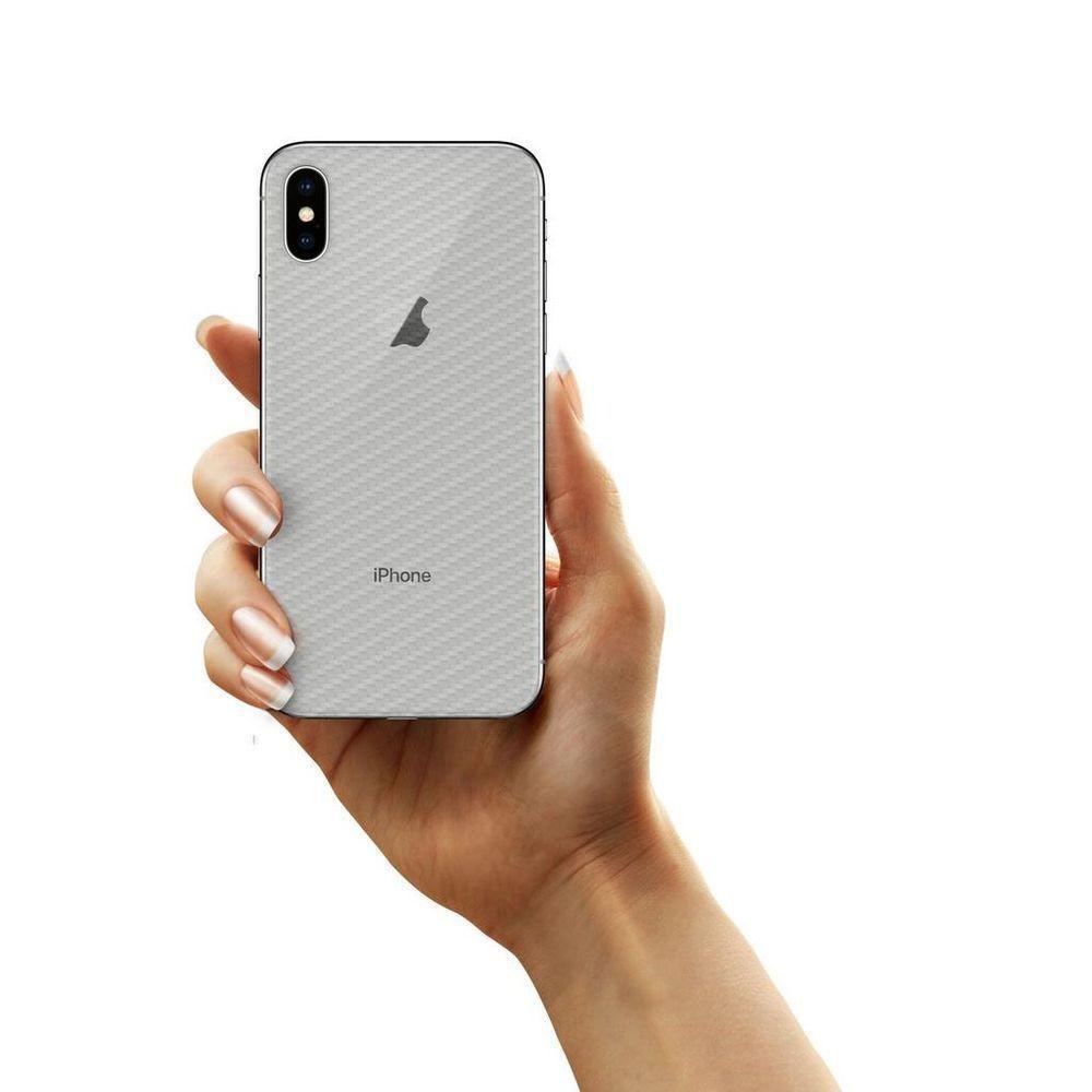 Película Traseira De Fibra De Carbono Transparente Para Iphone Xs Max - Gorila Shield - 4