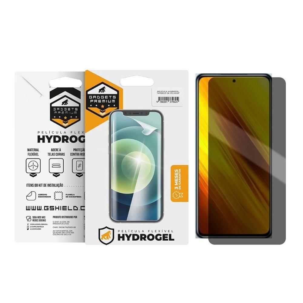 Película Para Xiaomi Poco X3 Gt - Privacidade Hydrogel - Gshield - 1