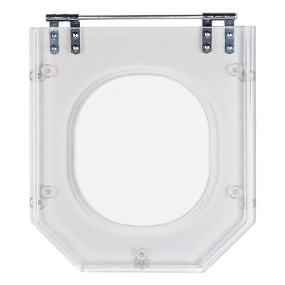 Assento Sanitário Atrium Alongado Resina Plástica Parafusado Convencional Transparente Pontto