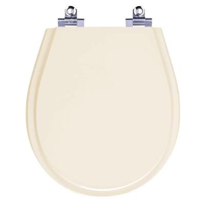 Assento Sanitário Aries Alongado Plástico Fechamento Suave Bege Pontto Lavabo