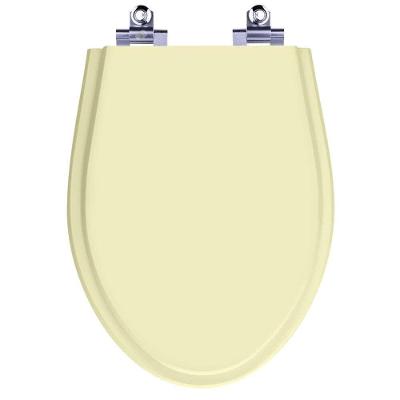 Assento Sanitário Alpinia Alongado Laqueado Fechamento Suave Marfim Pontto Lavabo