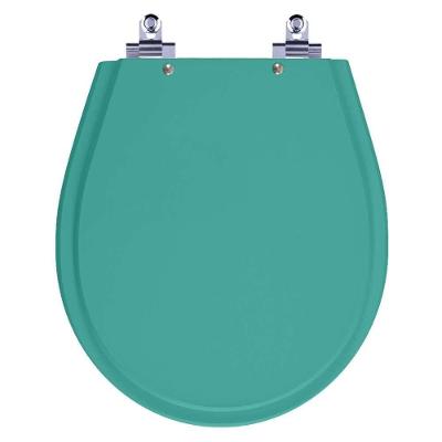 Assento Sanitário Avalon Alongado Laqueado Fechamento Suave Verde Pontto Lavabo
