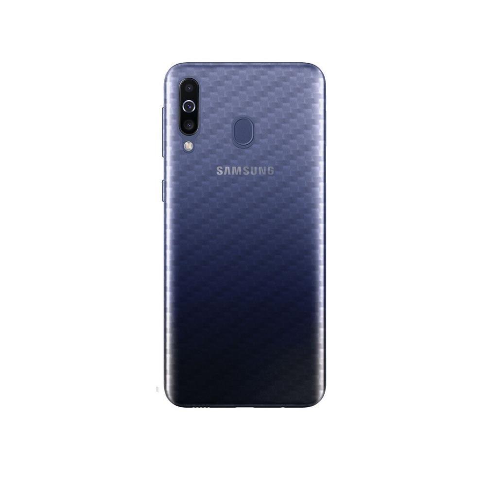Película Traseira De Fibra De Carbono Transparente Para Samsung Galaxy M30 - Gorila Shield - 7