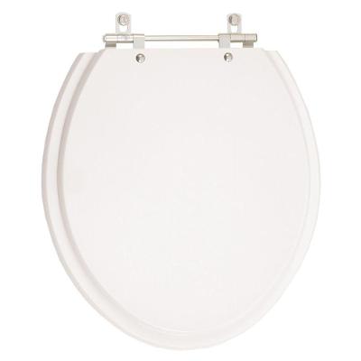 Assento Sanitário Colonial Redondo Resina Plástica Parafusado Convencional Branco