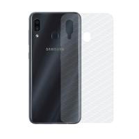 Película Traseira De Fibra De Carbono Transparente Para Samsung Galaxy A30 - Gorila Shield - 1