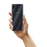 Película Traseira De Fibra De Carbono Transparente Para Samsung Galaxy A30 - Gorila Shield - 5