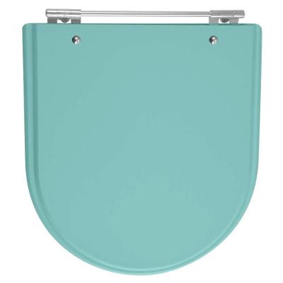Assento Sanitário Calypso para Vaso Incepa Alongado MDF Fechamento Convencional Verde Jade Pontto