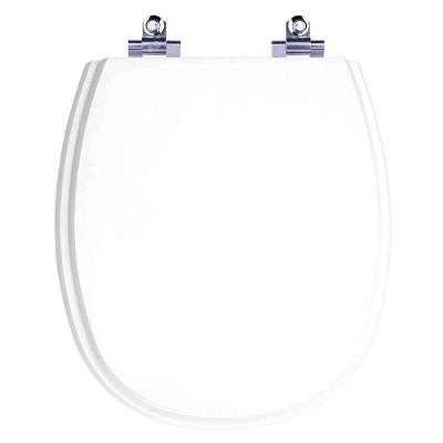 Assento Sanitário Aspen Alongado Fechamento Suave Almofadado Branco Pontto Lavabo
