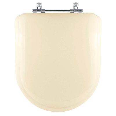 Assento Sanitário Almofadado Oxford Oval Poliuretano Parafusado Convencional Creme Pontto Lavabo