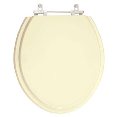 Assento Sanitário Bone Oval Poliéster Convencional Almofadado Bege Claro Pontto Lavabo