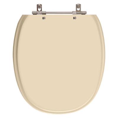 Assento Sanitário Ascot Visone para Vaso Ideal Standard Alongado MDF Fechamento Convencional Rosa