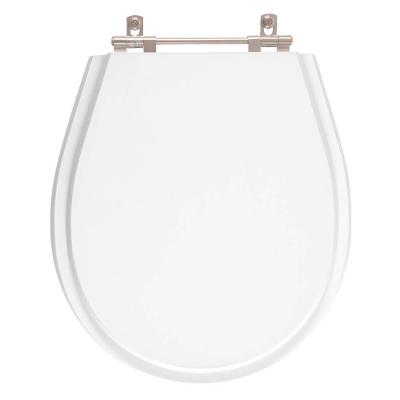 Assento Sanitário Aries para Vaso Eternit Convencional MDF Fechamento Suave Branco Pontto Lavabo