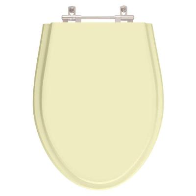 Assento Sanitário Absolute Alongado MDF Parafusado Alumínio Anodizado Bege Pontto Lavabo