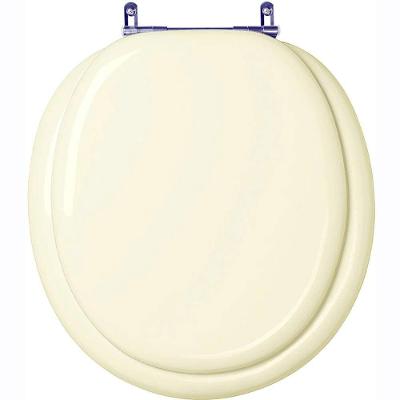 Assento Sanitário Convencional Oval Poliuretano Almofadado Bege Pontto Lavabo