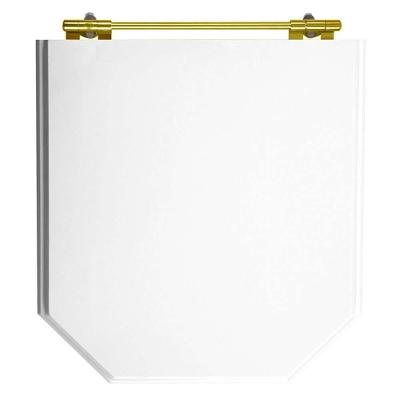 Assento Sanitário Atrium Alongado Resina Plástica Convencional Branco Pontto Lavabo