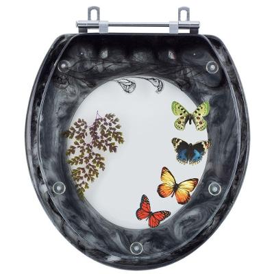 Assento Sanitário Convencional Oval Resina Plástica Parafusado Preto Pontto Lavabo